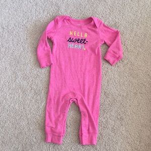 Girls sleep n play onesie